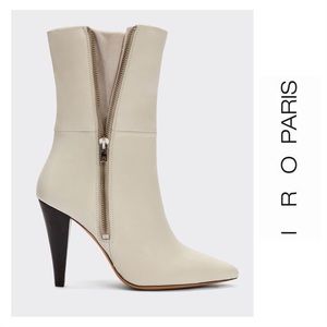 New! Rare IRO Leona Leather High Heel Ankle Booties